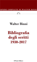 Bibliografia degli scritti di Walter Binni