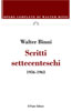 Scritti settecenteschi 1956-1963