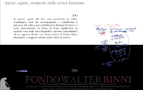 Autori, opere, momenti della critica binniana